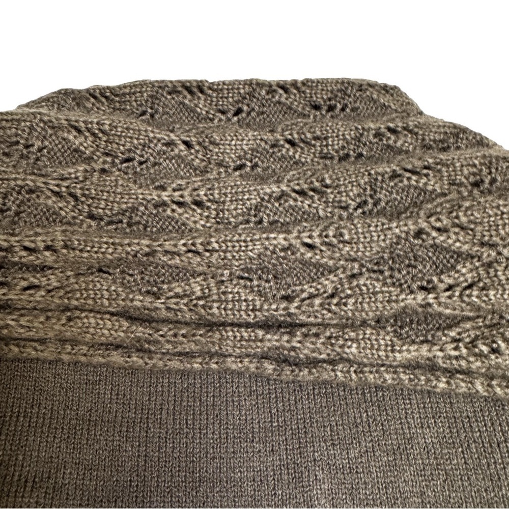 VENUS Brown Knit Cardigan Sweater with Buckle 
Size Small 
NWT
Crochet Trim - Picture 8 of 12